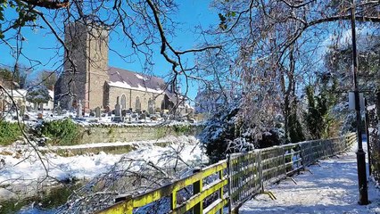 Snowfall in Dromore, Co Down