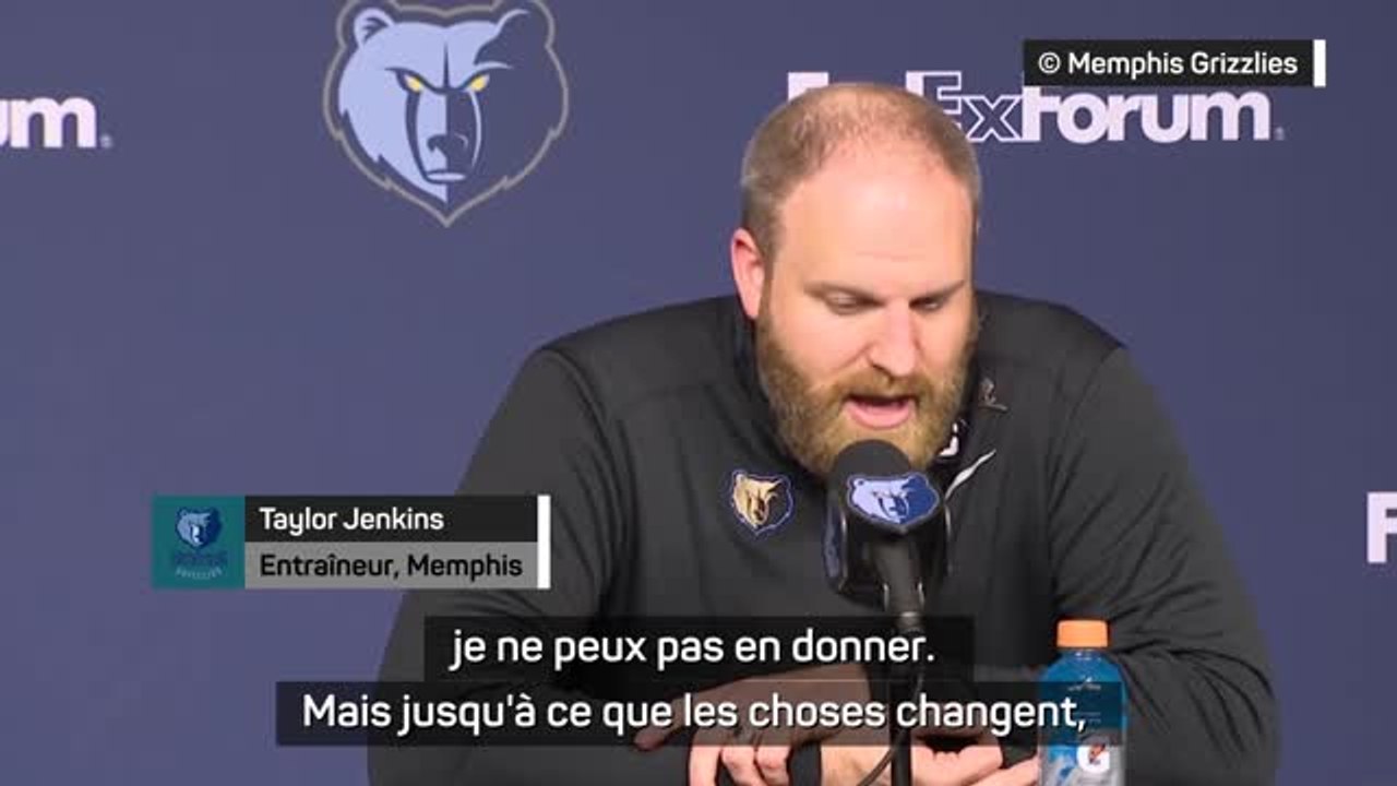 Grizzlies - Jenkins : "Pas de date pour le retour de Ja Morant"
