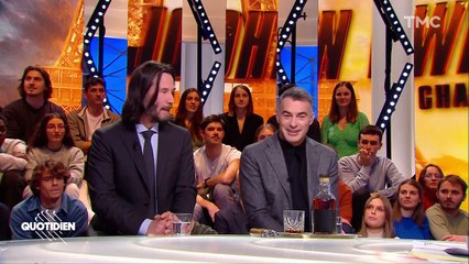 Keanu Reeves était l'invité de "Quotidien" avec Chad Stahelski, réalisateur de "John Wick 4"