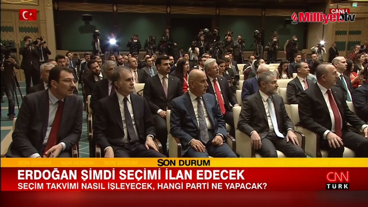Cumhurbaşkanı Erdoğan seçim kararını imzaladı