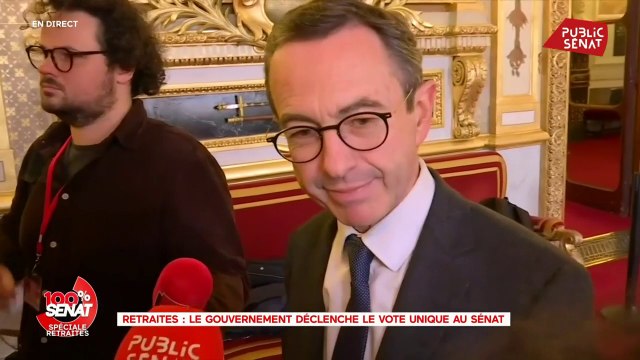 #Retraites: conférence de presse de Bruno Retailleau après le recours au vote bloqué