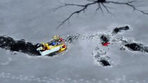 Drone Captures Rescue on Frozen Michigan Lake