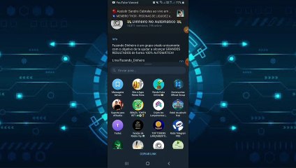 Robô de celular para adicionar membros no telegram