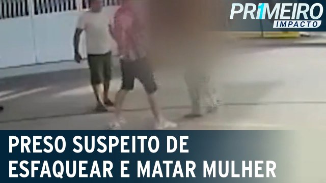 Homem que esfaqueou e matou mulher em posto de combustíveis é preso