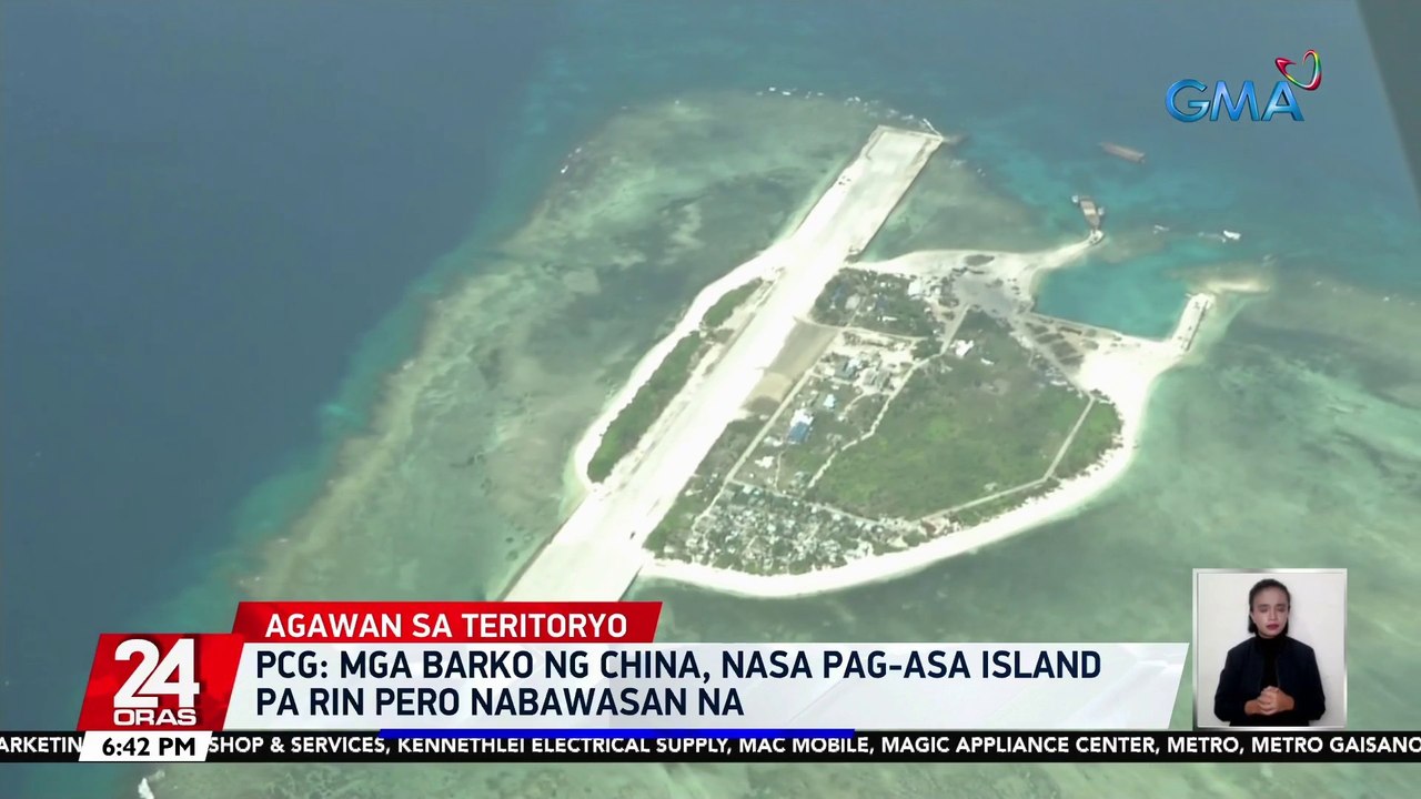 PCG: Mga barko ng China, nasa Pag-asa Island pa rin pero nabawasan na| 24 Oras