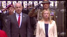 Meloni incontra Netanyahu a Palazzo Chigi