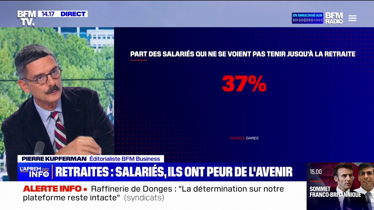 37% des salariés ne se voient pas travailler jusqu'à la retraite, selon une étude de la Dares