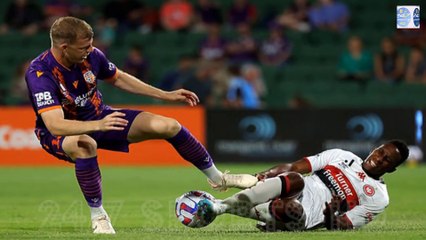 The second-fastest red card in A-League HISTORY! Perth Glory star Jordan Elsey is sent off for rash tackle just 57 SECONDS into clash with Western Sydney Wanderers