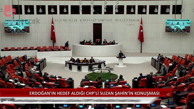 Erdoğan'ın hedef aldığı CHP Hatay Milletvekili Suzan Şahin'in Genel Kurul'daki konuşması