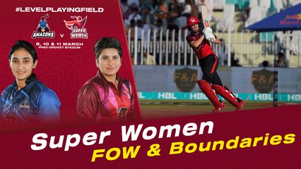 Let's Recap Super Women's Fall of Wickets And Boundaries | Women's League Exhibition | PCB | MI2T