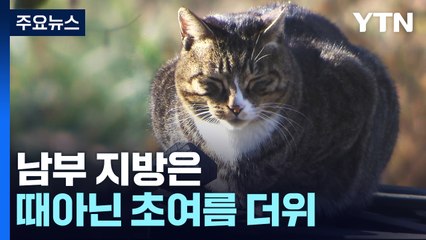 [날씨] 초여름 더위 이어 단비에 꽃샘추위까지...널뛰기 봄 날씨 / YTN