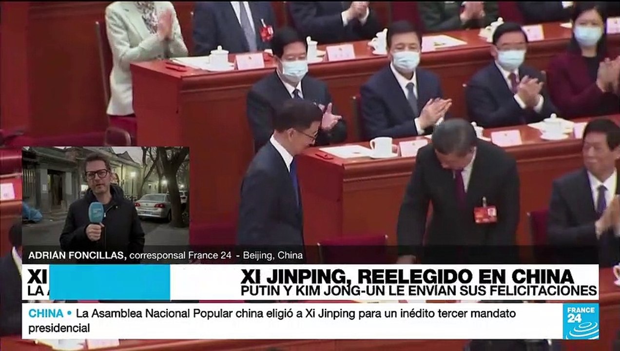 Informe desde Beijing: Xi Jinping es elegido por tercera vez por votación unánime