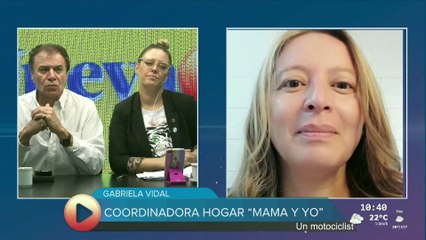 Gabriela Vidal, coordinadora del hogar "Mamá y yo" en Gente de palabra