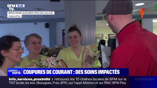 Retraites: des militants de la CGT viennent s'excuser auprès du personnel après une coupure d'électricité dans un Ehpad de Boulogne-sur-Mer