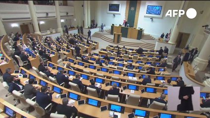 Proteste in Georgien gehen trotz Rücknahme von "Agenten"-Gesetz weiter