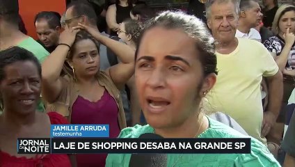 Laje de shopping desaba na Grande São Paulo 10/03/2023 12:09:40