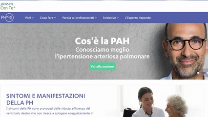 Nasce un portale sull'ipertensione arteriosa polmonare