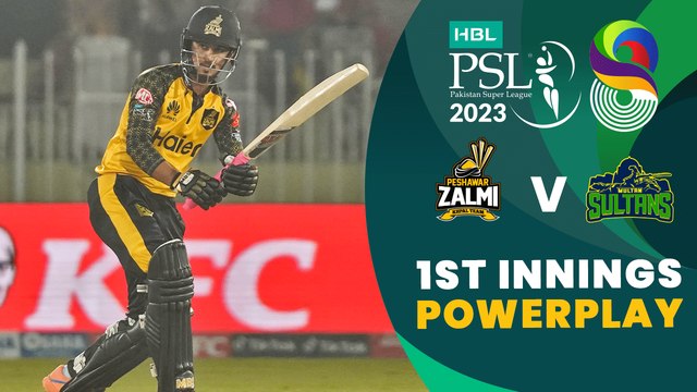 1st Innings Powerplay | Peshawar Zalmi vs Multan Sultans | Match 27 | HBL PSL 8 | MI2T