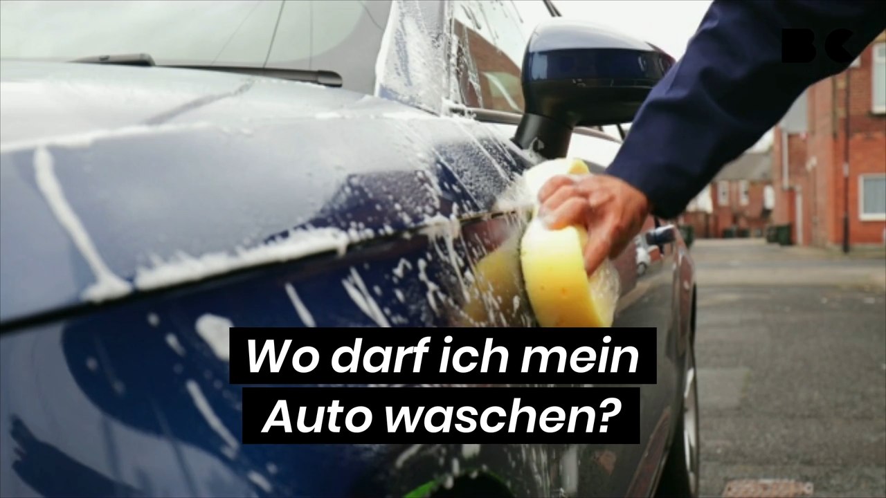 Wo darf ich mein Auto waschen?