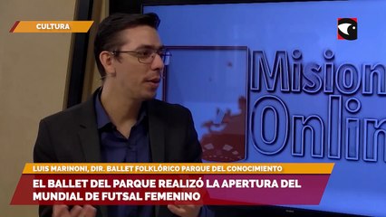 El Ballet del Parque realizó la apertura del mundial de futsal femenino