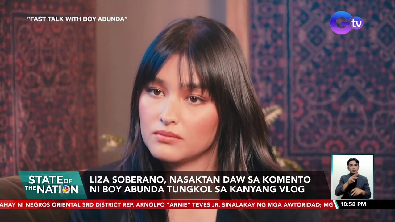 Liza Soberano, nasaktan daw sa komento ni Boy Abunda tungkol sa kanyang vlog | SONA