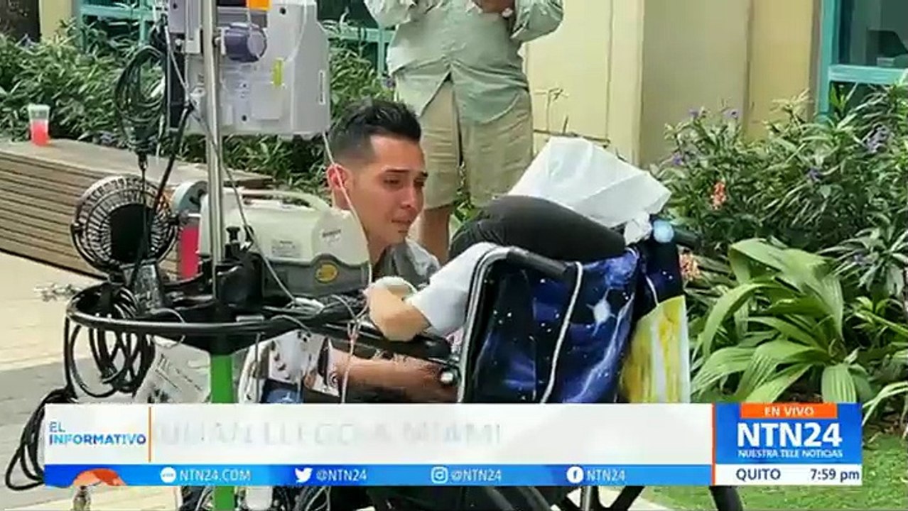 Así fue el reencuentro en EE.UU. de un padre colombiano con su hijo que padece un cáncer terminal
