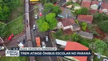 Duas crianças morrem em acidente entre ônibus e trem 10/03/2023 13:16:04