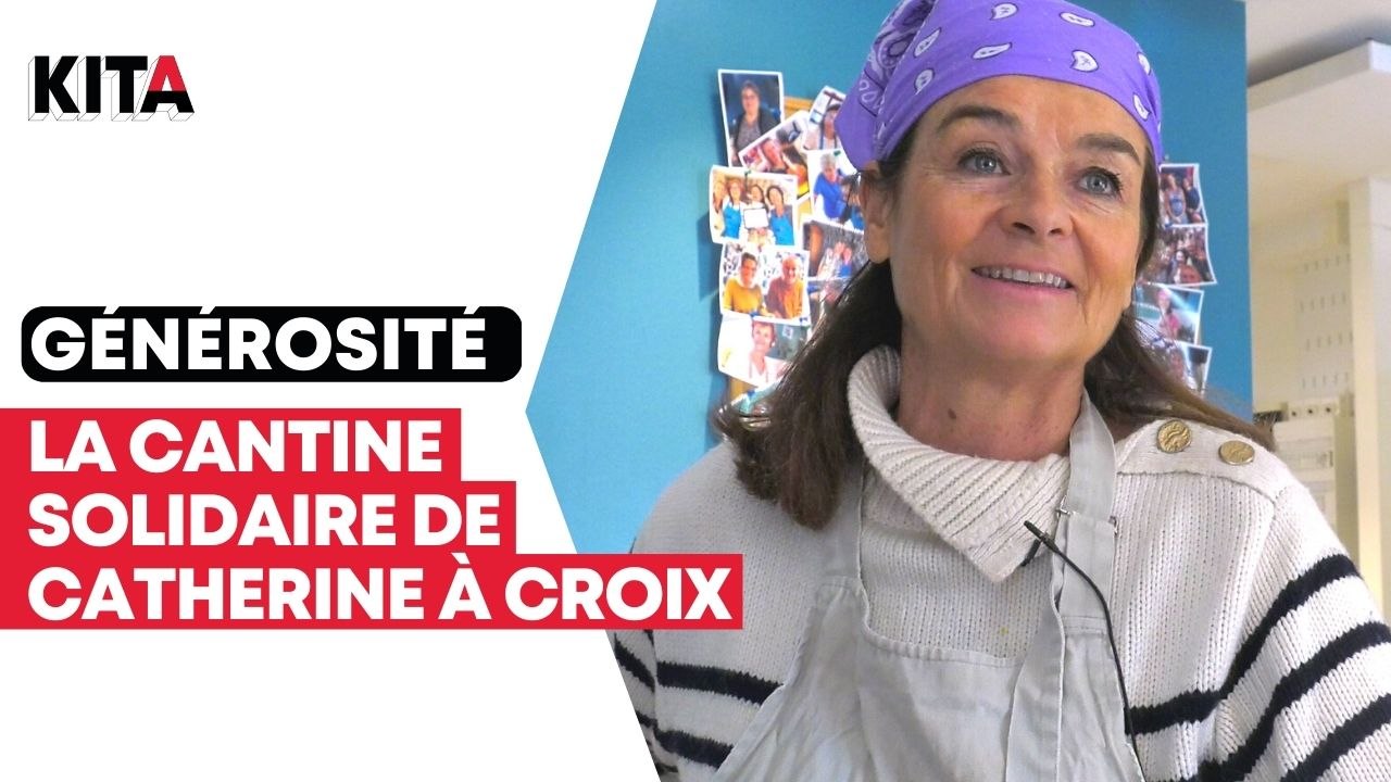 La cantine solidaire de Catherine à Croix