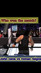 Who Will Won The match || John Cena vs Roman Reigns