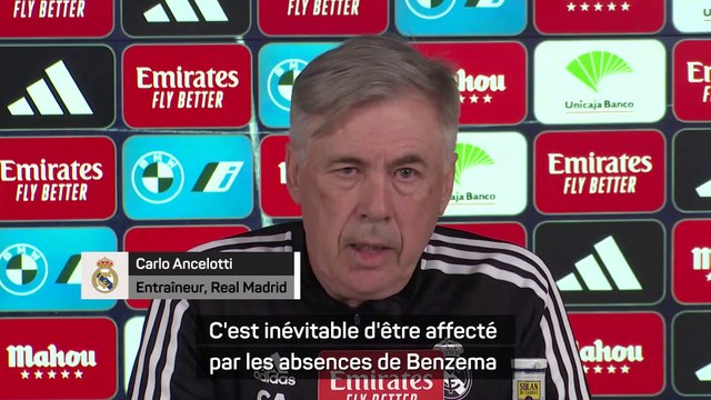 Ancelotti : Benzema va nous aider jusqu'à la fin de la saison