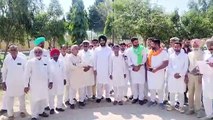 Farmers of Bhakra canal area protested at Water Resources Department office, warned