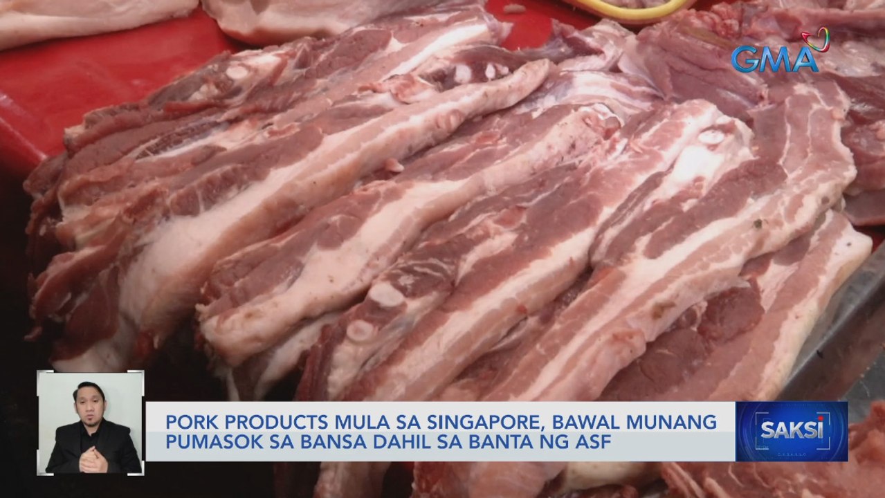 Pork products mula sa Singapore, bawal munang p...