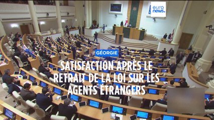 Pas de loi sur les "agents de l'étranger" en Géorgie : manifestation de joie à Tbilissi
