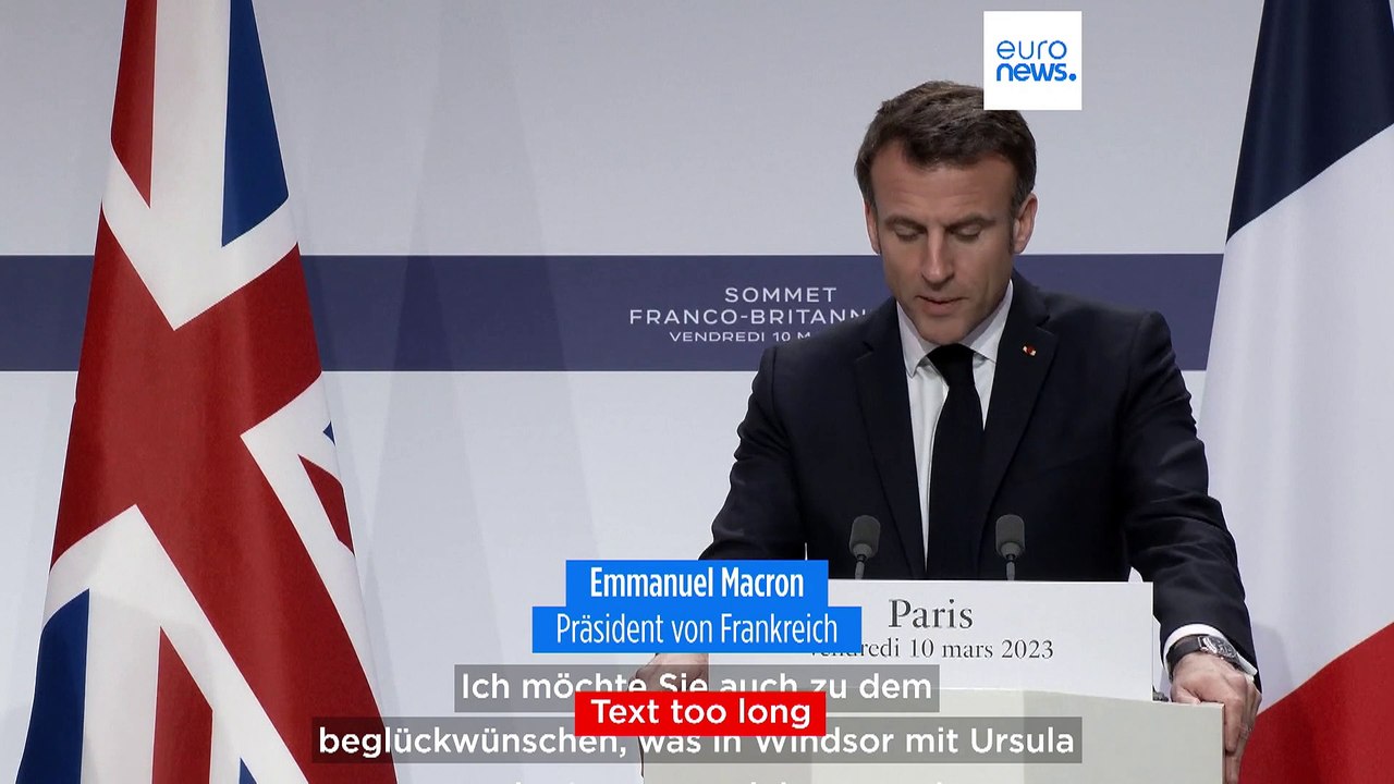 'Bromance': Macron und Sunak wollen trotz Brexit eng zusammenarbeiten