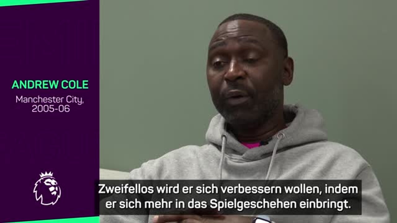 Cole: Haaland "noch ein Baby", das lernen wird