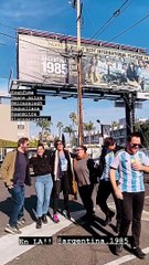 El equipo "Argentina, 1985" en Los Ángeles por los Oscars 2023
