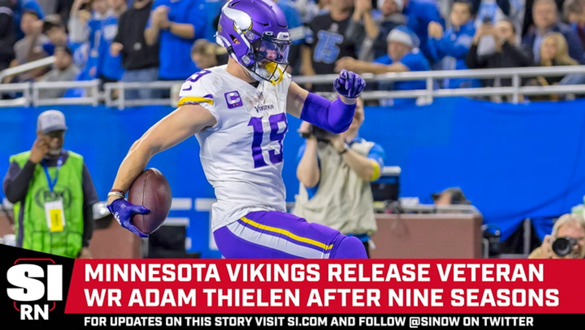 Minnesota Vikings release receiver Adam Thielen