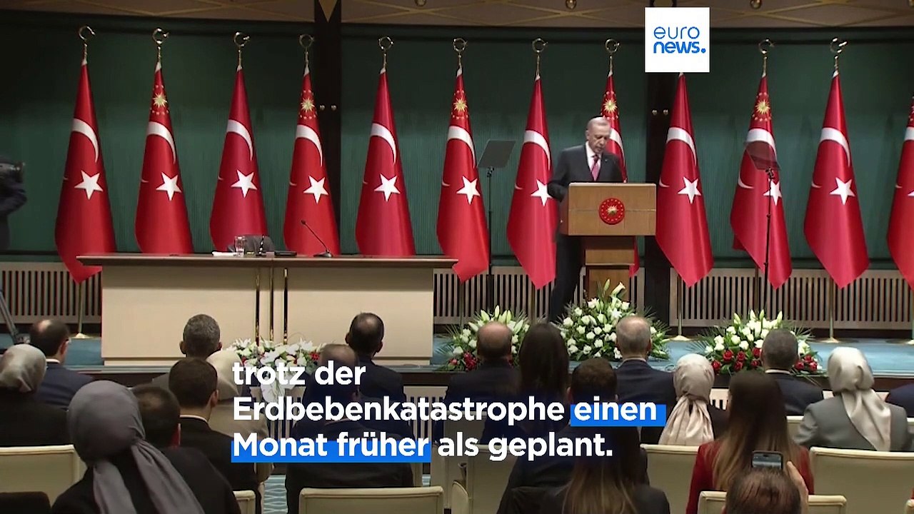 Wahlen schon am 14. Mai: Erdogan unterzeichnet Dekret