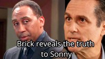 General Hospital Shocking Spoilers Brick reveals the truth to Sonny, Sonny has a tough choice