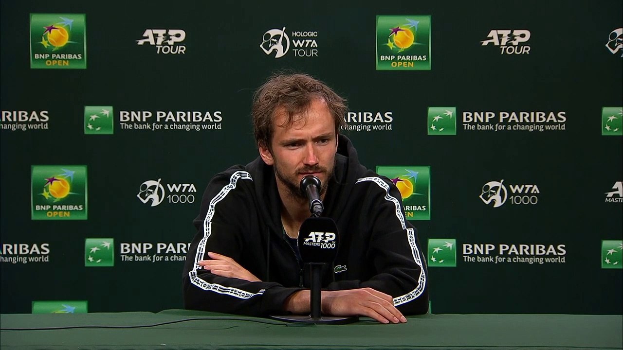 ATP - Indian Wells 2023 - Daniil Medvedev : "I definitely do feel sorry for all the Ukrainian players and what they go through"