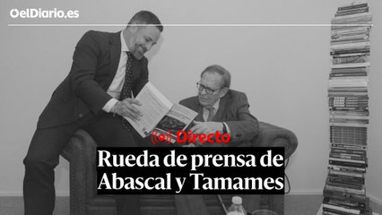 Rueda de prensa de Abascal y Tamames