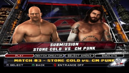 WWE SmackDown vs. Raw 2011 Stone Cold vs CM Punk