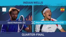 Medvedev overcomes ankle issues to make Indian Wells semis