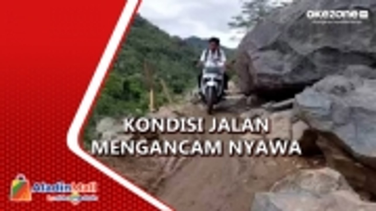 Batu Raksasa Tutupi Jalan di Tana Toraja, Keselamatan Warga Terancam