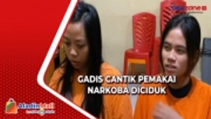 2 Gadis Cantik Pemakai Narkoba dan Pengedarnya Diciduk Polisi