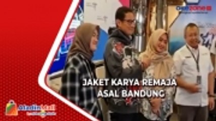 Download Video: Sandiaga Uno Pakai Jaket Karya Callista Aldenia, Remaja Bandung Pencipta Kostum Billie Ellish