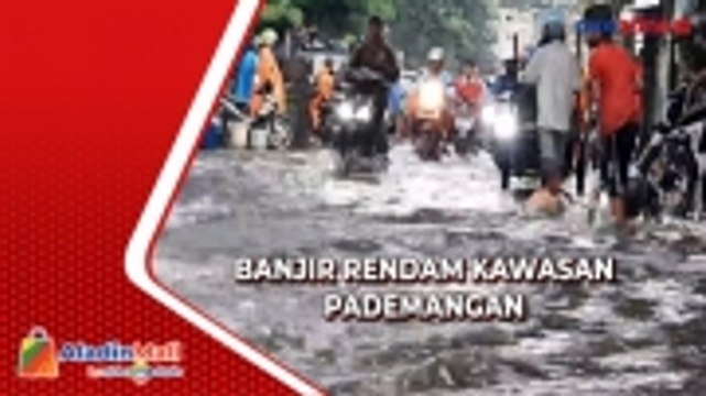 Banjir Rendam Kawasan Pademangan Usai Diguyur Hujan Deras