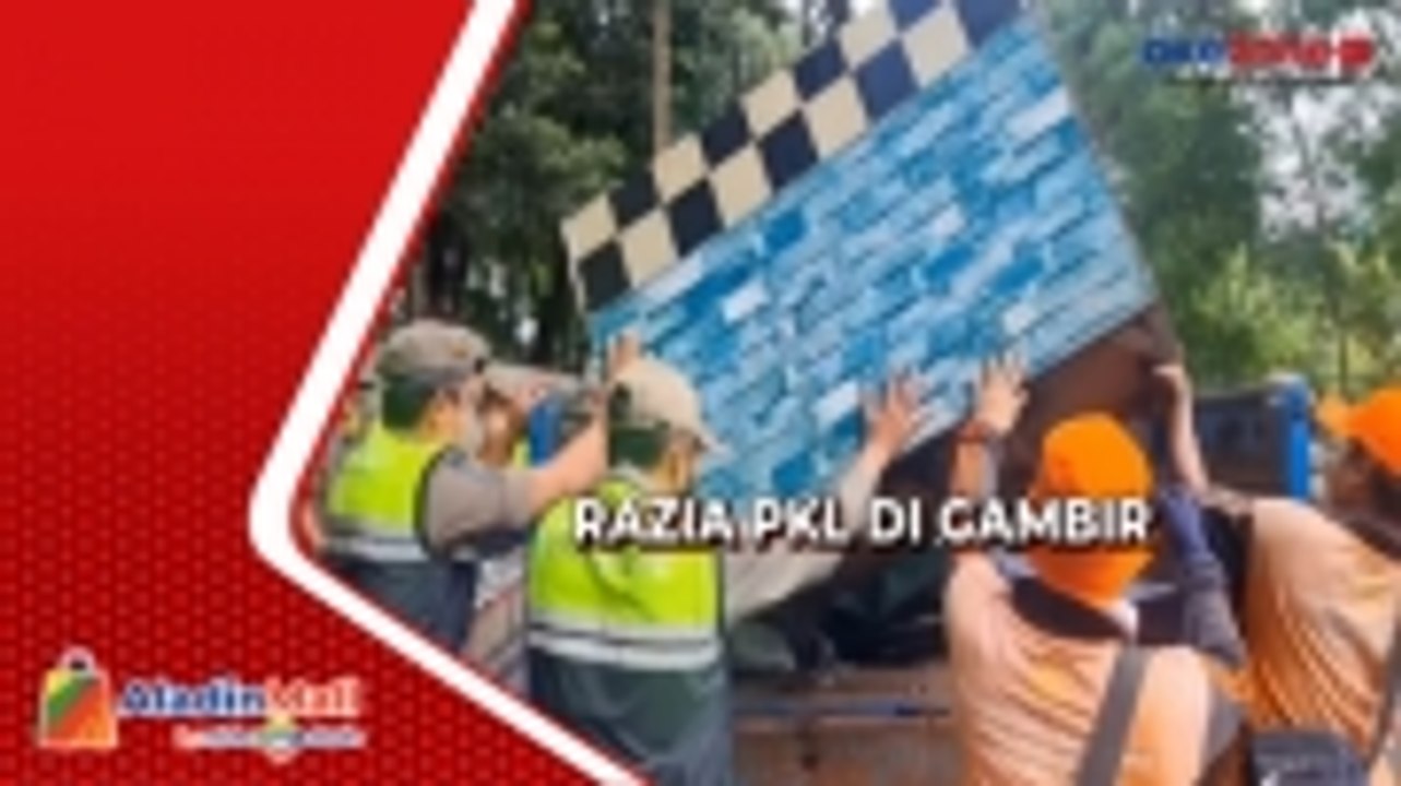 Protes Pedagang Warnai Razia PKL di Gambir