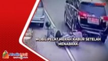 Detik-Detik Mobil Berpelat Merah Kabur usai Tabrak Lari Pemotor di Klaten