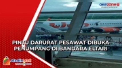 Pintu Darurat Pesawat Dibuka Penumpang saat Akan Lepas Landas di Bandara Eltari, Ini Pemicunya